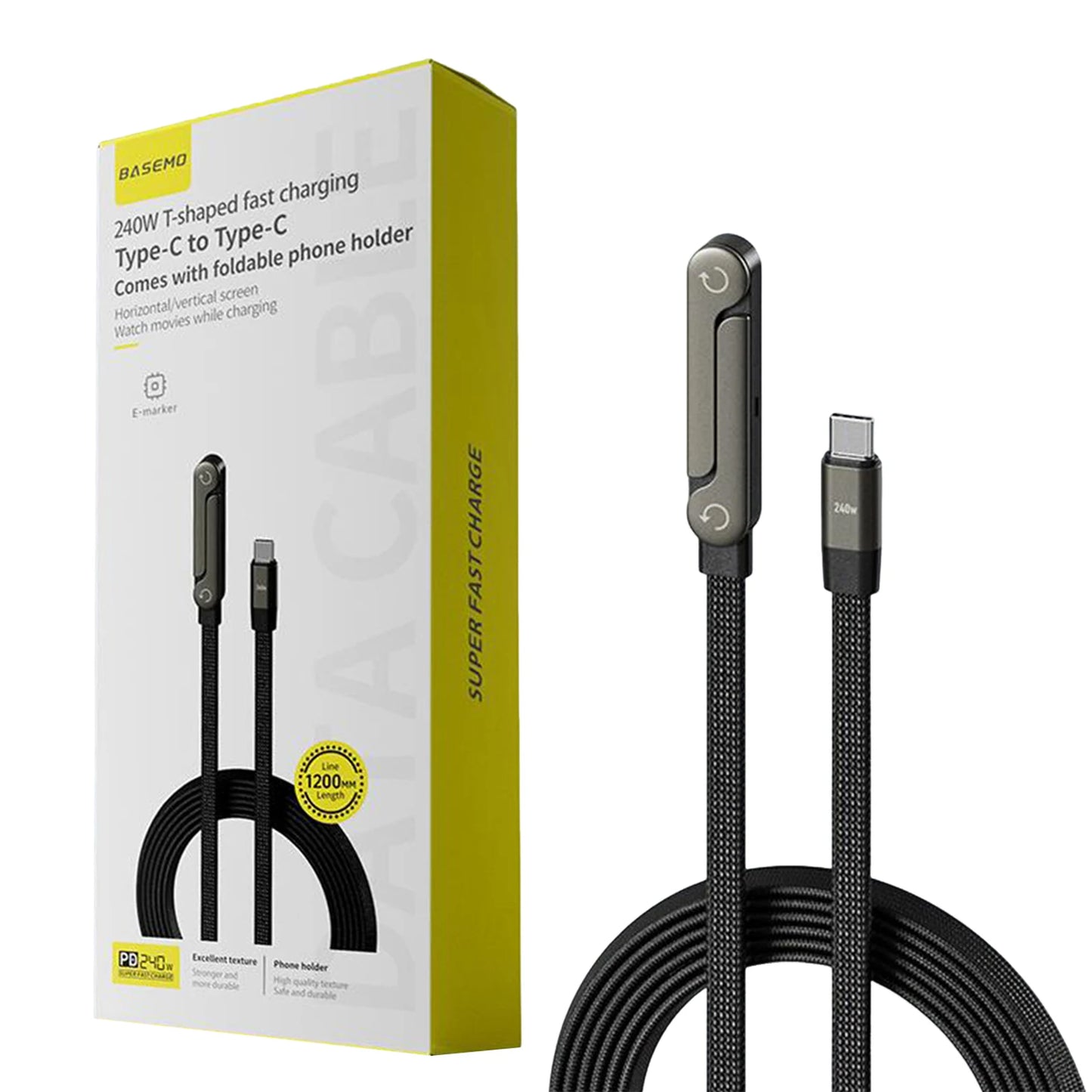 Chageur usb-c 240w avec support